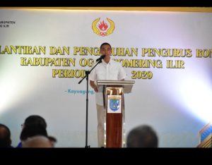 Pengurus KONI OKI Dikukuhkan, Target Naik Peringkat di Porprov