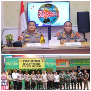 *Asistensi Tim Supervisi Polda Kalbar untuk Pengamanan Idul Fitri 1446 H di Polres Sintang*