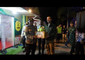 Bupati Muchendi Keliling Naik Motor Pantau Keamanan Malam Takbiran