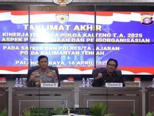 Mantapkan Kinerja, Itwasda Polda Kalteng gelar Taklimat Akhir Audit Kinerja