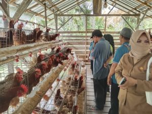 PPL kecamatan Seruyan Tengah melakukan kunjungan ke Koperasi Subur Batuah Sejahtera Desa Tumbang Bai