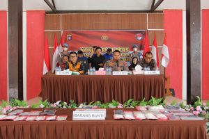 Polres Lamandau Gelar Press Release dan Pemusnahan Barang Bukti Narkotika