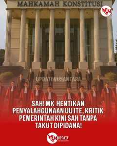 MK Putuskan Pasal Pencemaran Nama Baik dalam UU ITE Tidak Berlaku untuk Lembaga atau Kelompok Tertentu