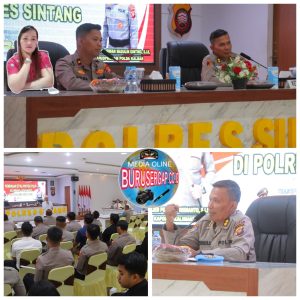 Perkuat Disiplin Personel, Bid Propam Polda Kalbar Gelar Pembinaan Etika Profesi di Polres Sintang