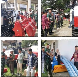 Dandim 0417/Kerinci Letkol Inf Eko Budiarto Hadiri Penyerahan Alsintan di Kota Sungai Penuh.