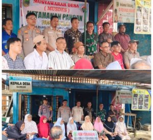 Kepala Desa Sawah Realisasikan BLT DD 2025, Luncurkan Program Ketahanan Pangan dan Bentuk Koperasi Merah Putih