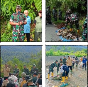 Kodim 0417/Kerinci Bersama Pemda Gelar Jumat Bersih di Sungai Penuh dan Kerinci