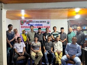 Musyawarah Desa Khusus (MUSDESSUS) pembetukan Koperasi Desa Merah Putih Kecamatan sikap dalam Empat Lawang-Sumatra Selatan (Sumsel)