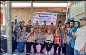 Desa Puntang kecamatan Sikap Dalam Laksanakan Pembagian BLT DD Dan Penempatan Titik Nol Bangunan Pisik