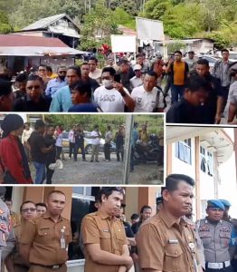 Inspektorat Sungai Penuh di Demo Gabungan LSM Kerinci – Sungai Penuh, Terkait Dugaan Penyelewengan DD Pelayang Raya