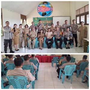 Rapat Koordinasi di Aula BPP Dusun Senakin, Angkaman Desa Senakin Kecamatan Sengah Temila