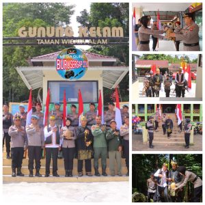 Polres Sintang Gelar Pengambilan Air Suci di Bukit Kelam Jelang Hari Bhayangkara ke-79