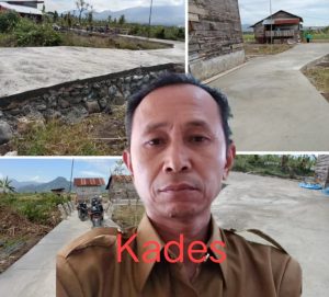 Kades Koto Baru,Eri Marison Bangun Jalan Rabat Beton, Guna Permudah Akses Jalan Untuk Masyarakat