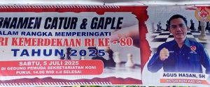 KONI Kabupaten OKI Gelar Turnamen Catur Dan Gaple 
