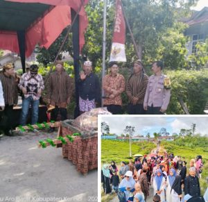 Warga Desa Bedeng Delapan Gelar Kirab Tumpeng dan Sedekah Hasil Bumi, Wujud Syukur atas Berkah Alam