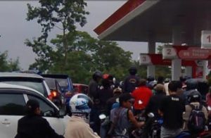 SPBU di Kuala Pembuang, diduga kuat Kerjasama dengan pelangsir