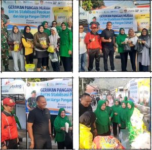 Rayakan HUT RI ke-80 dengan Kebersamaan dan Kepedulian, Kodim 0417/Kerinci Gelar Pasar Murah