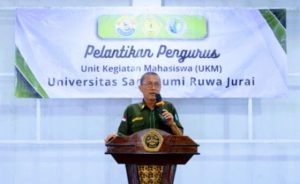 Universitas Saburai Kukuhkan UKM Baru, Dorong Mahasiswa Jadi Agen Inovasi dan Karakter
