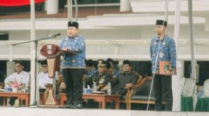 Wakil Bupati Pesisir Barat Pimpin Upacara Hari Pahlawan Nasional