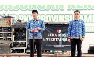 Bupati Pesisir Barat Dampingi Kunjungan Kerja Ketua TP-PKK