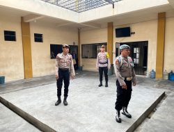 Pamapta II SPKT Polresta Palangka Raya Laksanakan Kontrol Rutin ke Ruang Tahanan