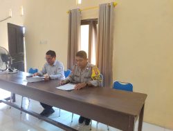 Bhabinkamtibmas Sabaru Mediasi Sengketa Lahan Warga di Jalan Sanang