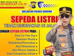 Kapolres Seruyan AKBP Beddy Suwendi Tegaskan Larangan Sepeda Listrik di Fasilitas Umum, Orang Tua Diminta Awasi Anak