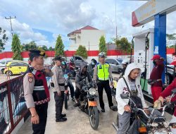 Tanpa Kenal Libur, Pamapta III Polres Seruyan Melaksanakan Patroli Ke SPBU, Sebagai Upaya Cegah Penyalahgunaan BBM Bersubsidi