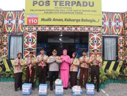 Kapolres Kotim Laksanakan Pengecekan Pos Terpadu Dan Pos Pelayanan, Ops Ketupat Telabang 2026