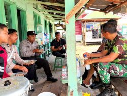 Perkuat sinergi TNI-POLRI Jaga KAMTIBMAS, Pamapta III polres Seruyan silaturahmi ke Mako Kodim 1015-14 Seruyan Hilir